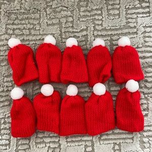 Mini Christmas Hats for DIYs - Comes in a set of 10 - 50 hats available (5 x 10)